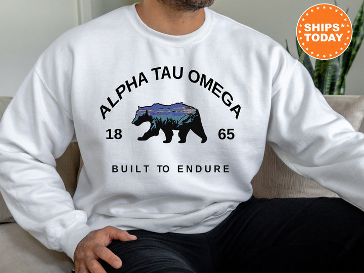Alpha Tau Omega Built Different Fraternity Sweatshirt | ATO Hooded Sweatshirt | Alpha Tau Omega Sweatshirt | Fraternity Gift _ 6112g