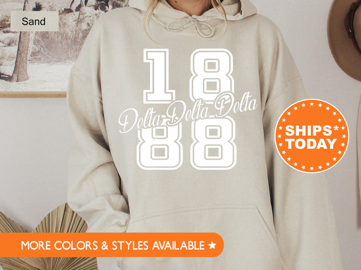 Delta Delta Delta Big Year Sorority Sweatshirt | Tri Delta Sorority Apparel | Sorority Merch | Big Little Reveal | Tri Delta Hoodie _ 7238g