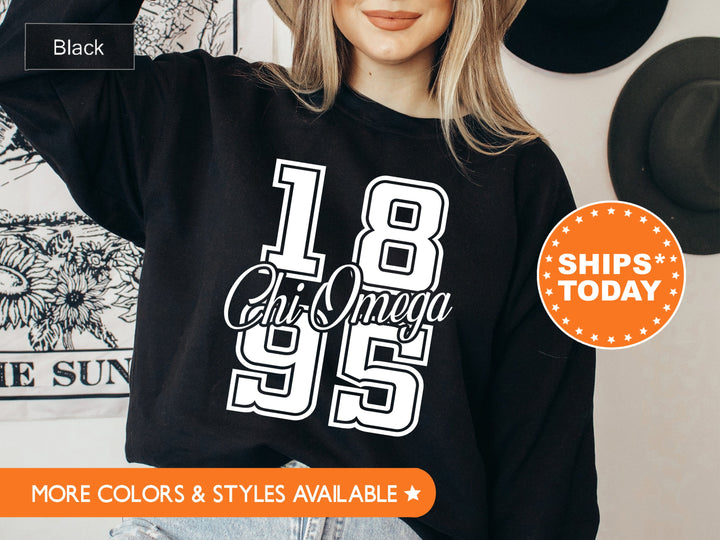 Chi Omega Big Year Sorority Sweatshirt | Chi O Initiation Gift | Big Little Sorority Reveal | Sorority Merch | Chi Omega Hoodie _ 7237g