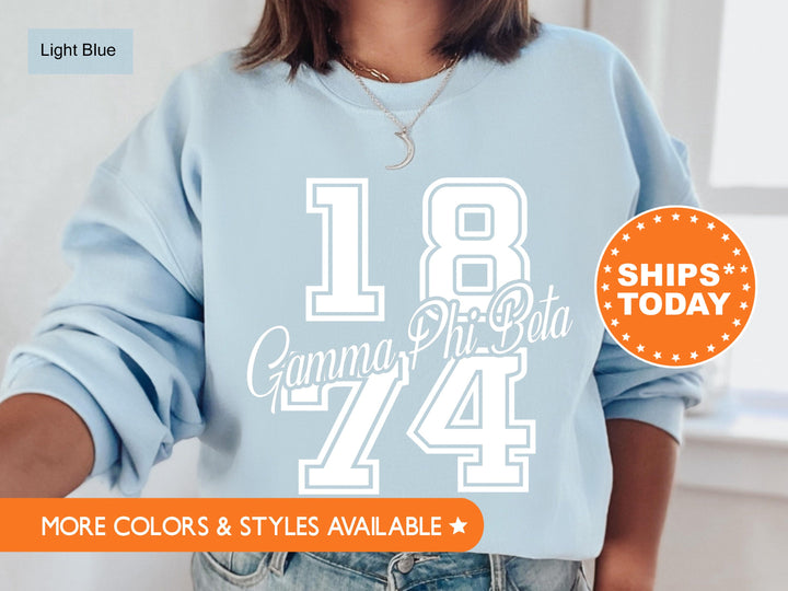Gamma Phi Beta Big Year Sorority Sweatshirt | Gamma Phi Hoodie | GPHI Recruitment Gift | Big Little Sorority | Bid Day Basket _ 7242g