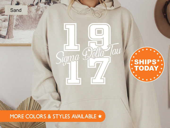 Sigma Delta Tau Big Year Sorority Sweatshirt | Sig Delt Sweatshirt | Big Little Reveal | Bid Day Gift | Sorority Hoodie | Greek Life _ 7249g