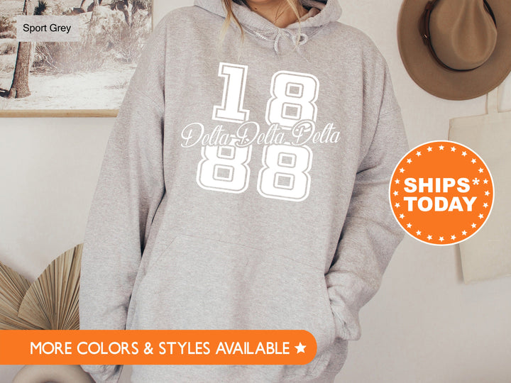 Delta Delta Delta Big Year Sorority Sweatshirt | Tri Delta Sorority Apparel | Sorority Merch | Big Little Reveal | Tri Delta Hoodie _ 7238g