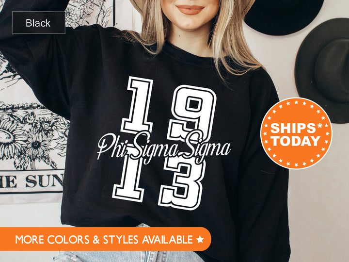 Phi Sigma Sigma Big Year Sorority Sweatshirt | Phi Sig Merch | Greek Apparel | Phi Sig Hoodie | Big Little Reveal | Bid Day Gift _ 7247g