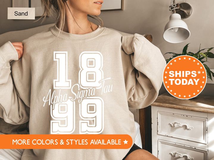 Alpha Sigma Tau Big Year Sorority Sweatshirt | AST Apparel | Sorority Hoodie | Sorority Gifts | Big Little Reveal | Bid Day Basket _ 7235g