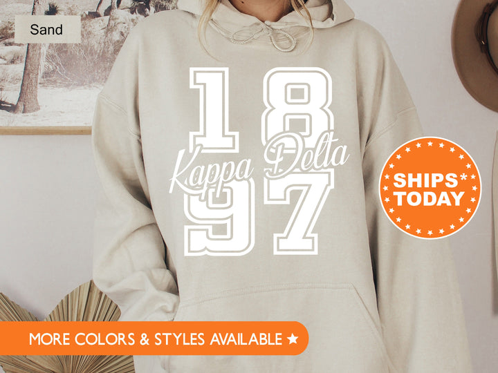 Kappa Delta Big Year Sorority Sweatshirt | Kay Dee Apparel | Sorority Gift | Kappa Delta Hoodie | Big Little Reveal | Sorority Merch _ 7244g