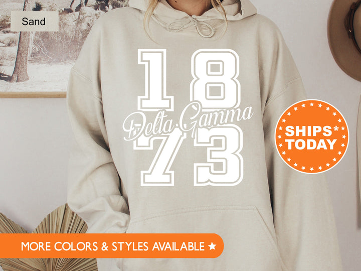 Delta Gamma Big Year Sorority Sweatshirt | Dee Gee Crewneck | Greek Apparel | Big Little Reveal | Bid Day Gift | Delta Gamma Hoodie _ 7239g