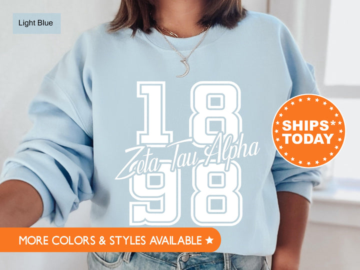 Zeta Tau Alpha Big Year Sorority Sweatshirt | Zeta Hoodie | Greek Apparel | Big Little Reveal | Bid Day Gifts | Trendy Sweatshirt _ 7253g