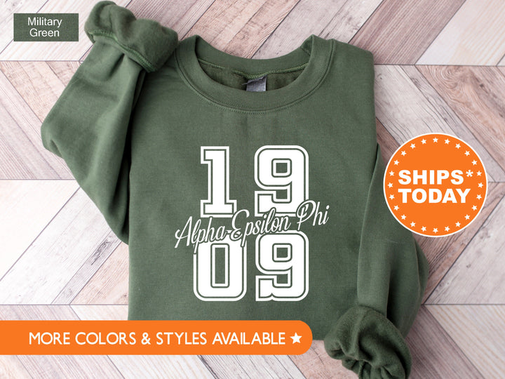 Alpha Epsilon Phi Big Year Sorority Sweatshirt | AEPHI Crewneck | AEPHI Hoodie | Sorority Big Little | Bid Day Gift | Greek Apparel _ 7230g