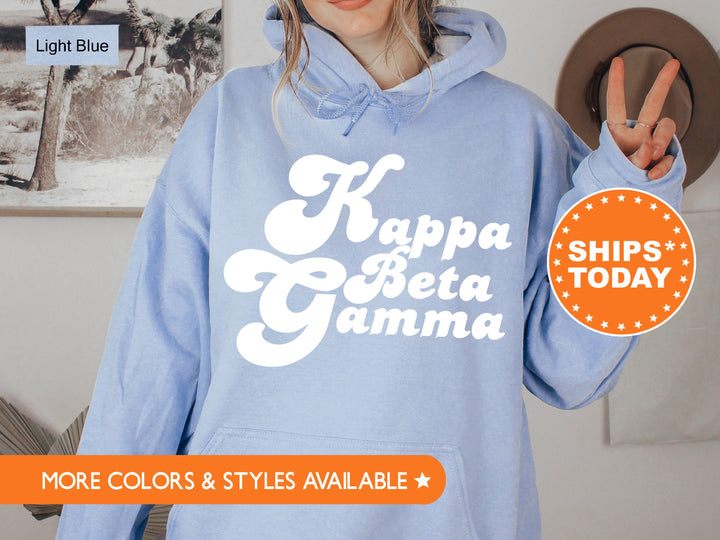 Kappa Beta Gamma 80's Disco Sorority Sweatshirt | KBG Sorority Apparel | Big Little Reveal | Sorority Gift | College Greek Apparel _ 8484g