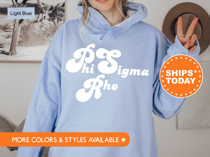 Phi Sigma Rho 80's Disco Sorority Sweatshirt | Phi Rho Sorority Apparel | Big Little Reveal | Sorority Gift | College Greek Apparel _ 8494g