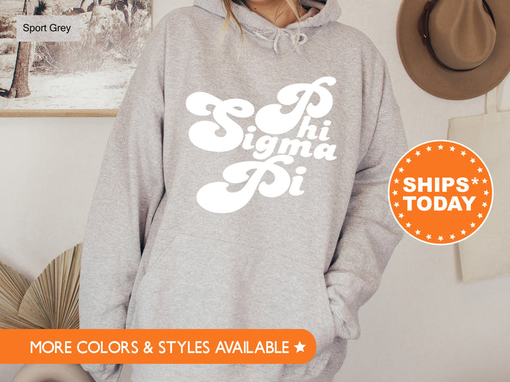 Phi Sigma Pi 80's Disco Coed Sweatshirt | Greek Apparel | Coed Fraternity | Sorority Hoodie | Phi Sigma Pi Gift | Retro Sweatshirt _ 8778g