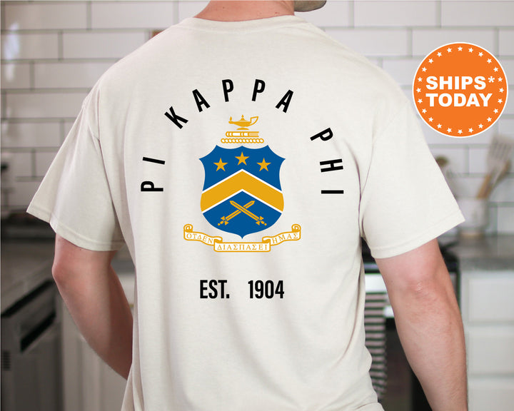 Pi Kappa Phi Iconic Symbol Fraternity T-Shirt | Pi Kappa Phi Shirt | Pi Kapp Shirt | Greek Apparel | Fraternity Crest | New Pledge _ 11969g
