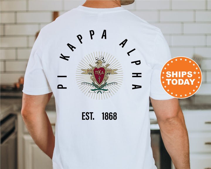 Pi Kappa Alpha Iconic Symbol Fraternity T-Shirt | Pi Kappa Alpha Shirt | PIKE Shirt | Fraternity Chapter Shirt | Fraternity Crest _ 11968g
