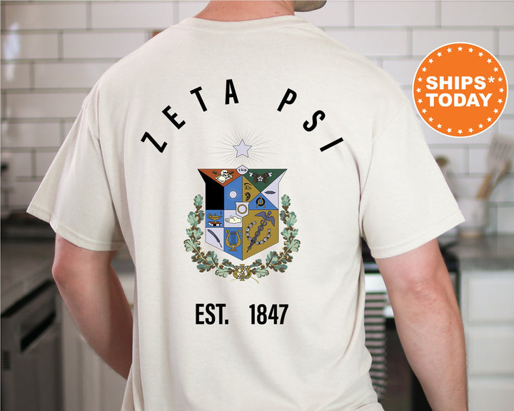 Zeta Psi Iconic Symbol Fraternity T-Shirt | Zeta Psi Shirt | Zete Fraternity Shirt | Fraternity Gift | Greek Apparel | Bid Day Gift _ 11980g