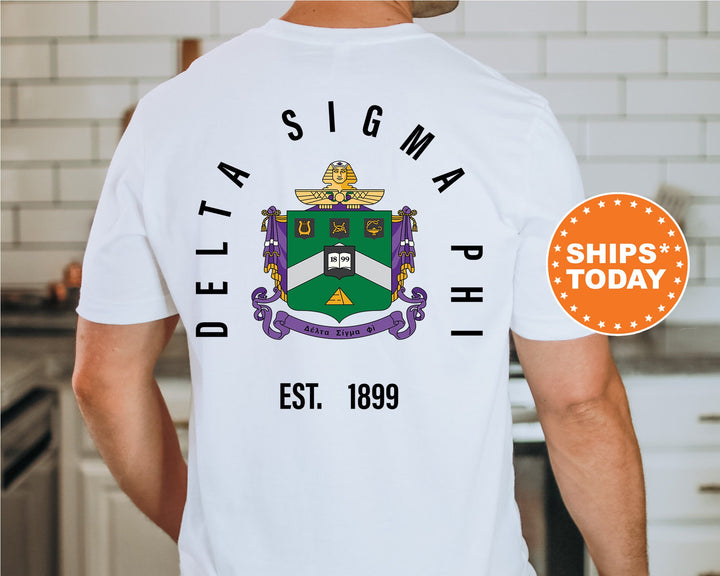 Delta Sigma Phi Iconic Symbol Fraternity T-Shirt | Delta Sig Fraternity Shirt | Fraternity Chapter Shirt | Bid Day Gifts _ 11957g