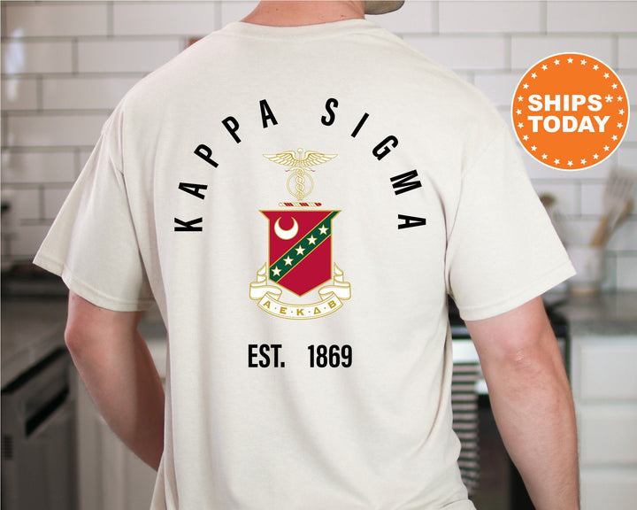 Kappa Sigma Iconic Symbol Fraternity T-Shirt | Kappa Sigma Shirt | Kappa Sig Shirt | Fraternity Crest Shirt | Initiation Gift _ 11961g