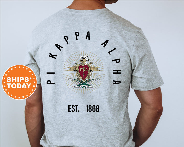 Pi Kappa Alpha Iconic Symbol Fraternity T-Shirt | Pi Kappa Alpha Shirt | PIKE Shirt | Fraternity Chapter Shirt | Fraternity Crest _ 11968g