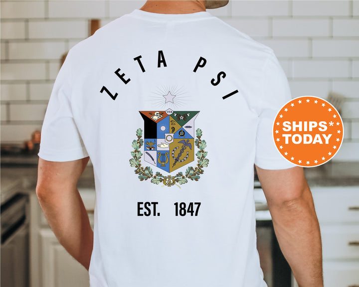 Zeta Psi Iconic Symbol Fraternity T-Shirt | Zeta Psi Shirt | Zete Fraternity Shirt | Fraternity Gift | Greek Apparel | Bid Day Gift _ 11980g