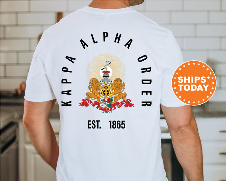 Kappa Alpha Order Iconic Symbol Fraternity T-Shirt | Kappa Alpha Order Shirt | Kappa Alpha Shirt | Fraternity Crest | Greek Apparel _ 11960g