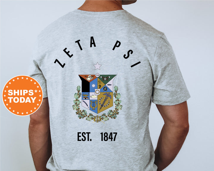 Zeta Psi Iconic Symbol Fraternity T-Shirt | Zeta Psi Shirt | Zete Fraternity Shirt | Fraternity Gift | Greek Apparel | Bid Day Gift _ 11980g