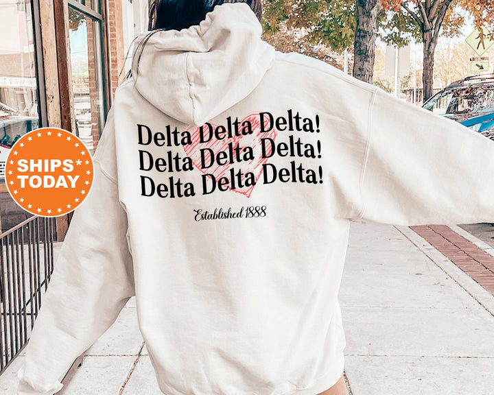 Delta Delta Delta Balloon Bliss Sorority Sweatshirt | Tri Delta Sweatshirt | Sorority Hoodie | Sorority Merch | Big Little Reveal