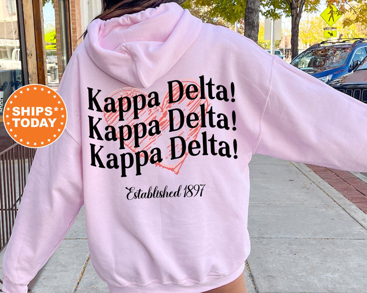 Kappa Delta Balloon Bliss Sorority Sweatshirt | Kappa Delta Sweatshirt | Kappa Delta Hoodie | Sorority Bid Day Gift | Kay Dee Merch