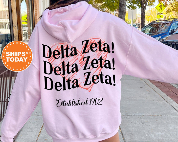 Delta Zeta Balloon Bliss Sorority Sweatshirt | Delta Zeta Sweatshirt | Dee Zee Sorority Hoodie | Bid Day Basket | Big Little Reveal