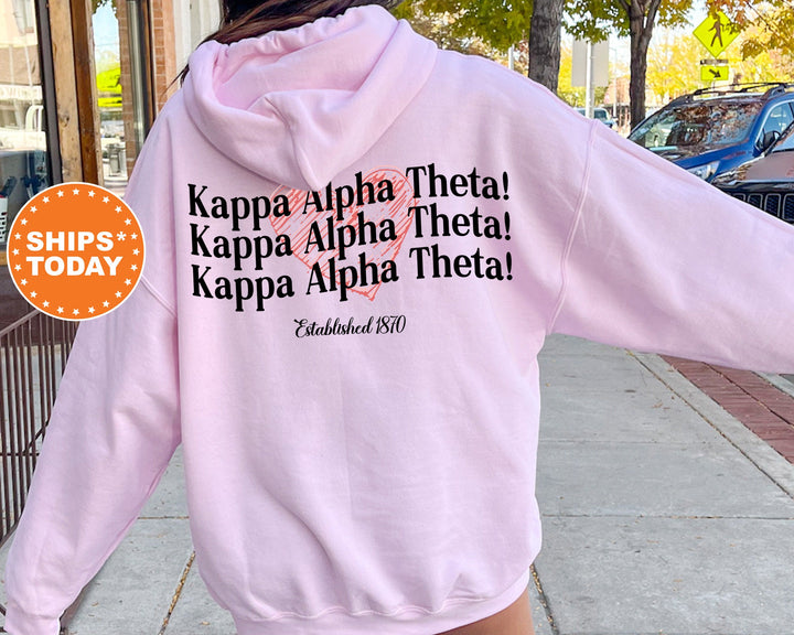 Kappa Alpha Theta Balloon Bliss Sorority Sweatshirt | Theta Sorority Hoodie | Big Little Reveal Gift | Kappa Alpha Theta Sweatshirt