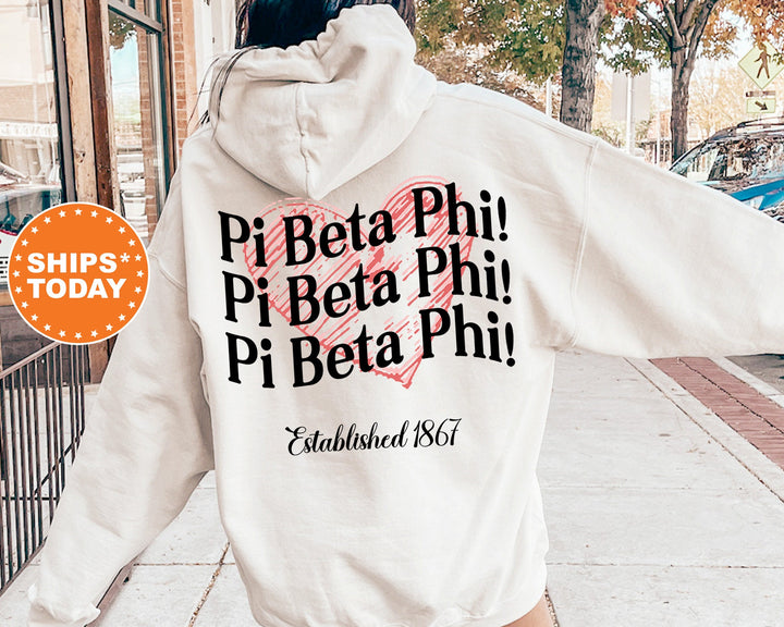 Pi Beta Phi Balloon Bliss Sorority Sweatshirt | Pi Phi Sorority Hoodie | Big Little Reveal | Sorority Gift | Pi Beta Phi Sweatshirt