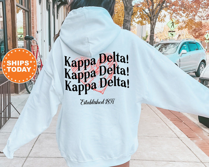 Kappa Delta Balloon Bliss Sorority Sweatshirt | Kappa Delta Sweatshirt | Kappa Delta Hoodie | Sorority Bid Day Gift | Kay Dee Merch
