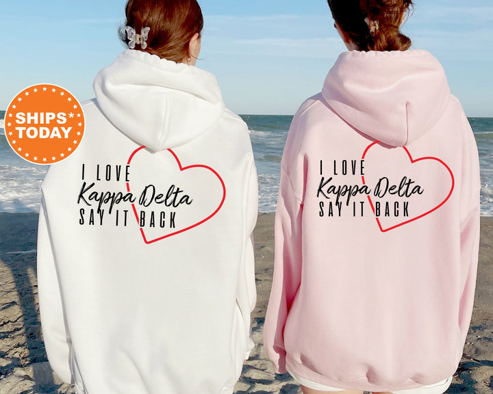 Kappa Delta Say It Back Sorority Sweatshirt | Kay Dee Sorority Crewneck | Sorority Merch | Big Little Recruitment Gift | Comfy Sweatshirt