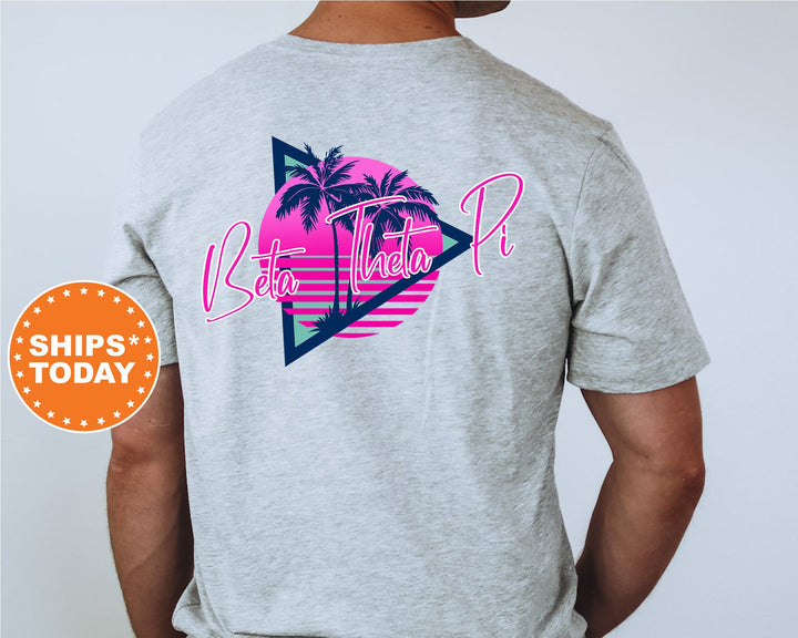 Beta Theta Pi Bright Nights Fraternity T-Shirt | Beta Theta Pi Shirt | Beta Fraternity Shirt | Fraternity Gift | Fraternity Letters | Comfort Colors Tee _ 13922g