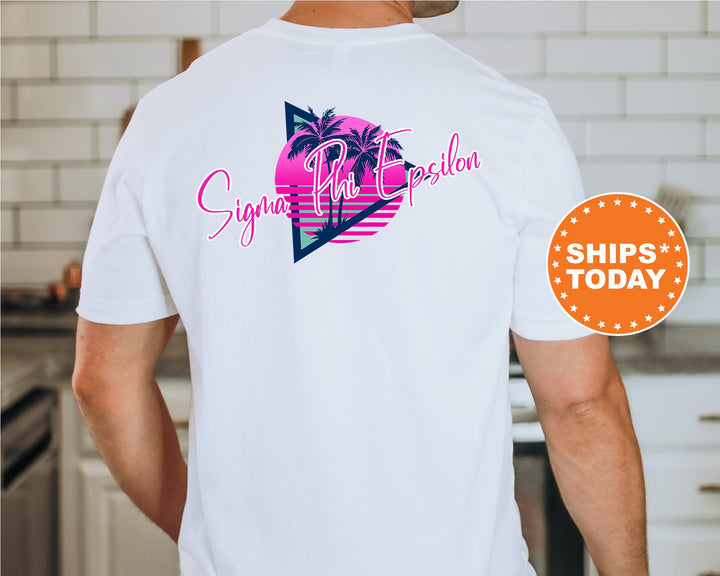 Sigma Phi Epsilon Bright Nights Fraternity T-Shirt | Sigma Phi Epsilon Shirt | SigEp Frat Shirt | Fraternity Gift | Greek Apparel | Comfort Colors Tee _ 13942g