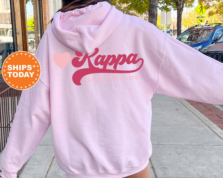 Kappa Kappa Gamma Heart Haven Sorority Sweatshirt | Kappa Kappa Gamma Hoodie | KAPPA Sweatshirt | Sorority Merch | Big Little Gift 13545g