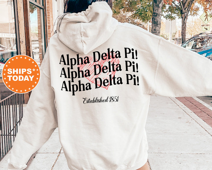 Alpha Delta Pi Balloon Bliss Sorority Sweatshirt | Alpha Delta Pi Sweatshirt | ADPI Sorority Hoodie | Big Little Sorority Reveal
