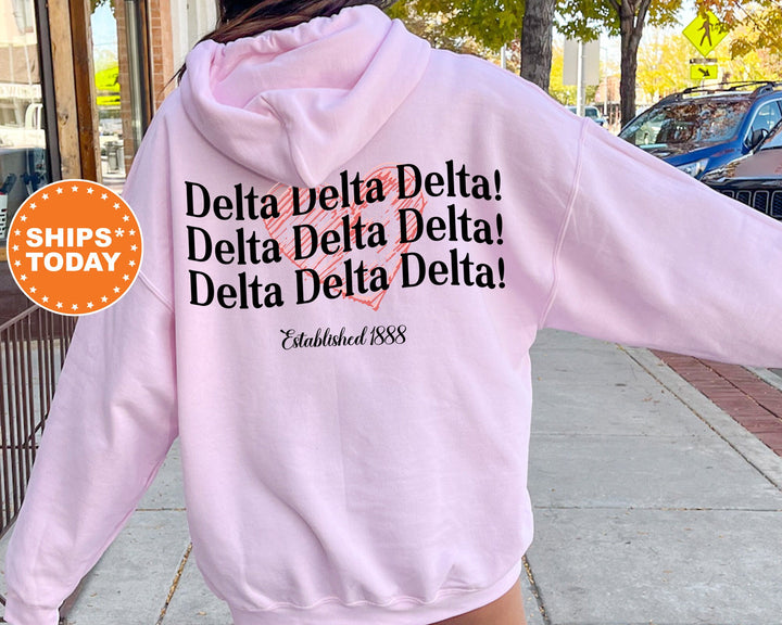 Delta Delta Delta Balloon Bliss Sorority Sweatshirt | Tri Delta Sweatshirt | Sorority Hoodie | Sorority Merch | Big Little Reveal
