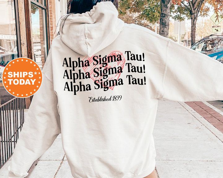 Alpha Sigma Tau Balloon Bliss Sorority Sweatshirt | Alpha Sigma Tau Hoodie | Sorority Gift | Big Little Reveal | Sorority Apparel