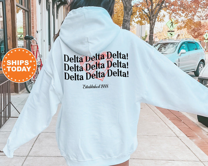 Delta Delta Delta Balloon Bliss Sorority Sweatshirt | Tri Delta Sweatshirt | Sorority Hoodie | Sorority Merch | Big Little Reveal