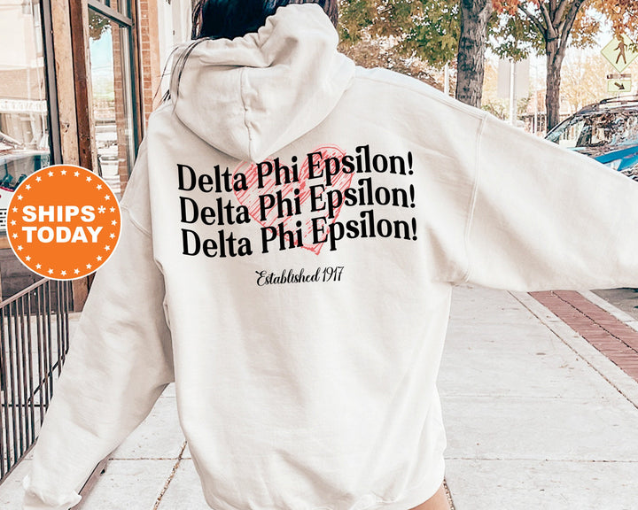 Delta Phi Epsilon Balloon Bliss Sorority Sweatshirt | DPHIE Sorority Hoodie | Sorority Merch | Greek Apparel | Big Little Reveal