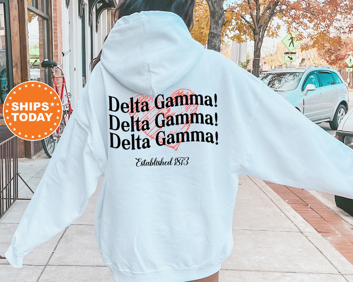 Delta Gamma Balloon Bliss Sorority Sweatshirt | Dee Gee Sorority Hoodie | Delta Gamma Sweatshirt | Big Little Gift | Sorority Gift
