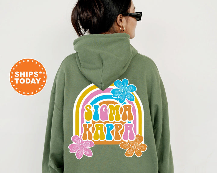 Sigma Kappa Rainbow Rush Sorority Sweatshirt | Sigma Kappa Hoodie | Sig Kap Sweatshirt | Sorority Bid Day | Big Little Reveal