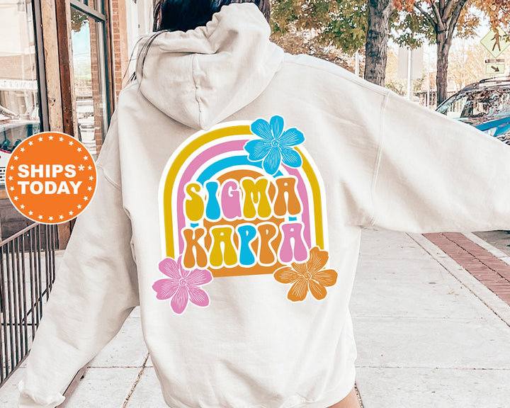 Sigma Kappa Rainbow Rush Sorority Sweatshirt | Sigma Kappa Hoodie | Sig Kap Sweatshirt | Sorority Bid Day | Big Little Reveal