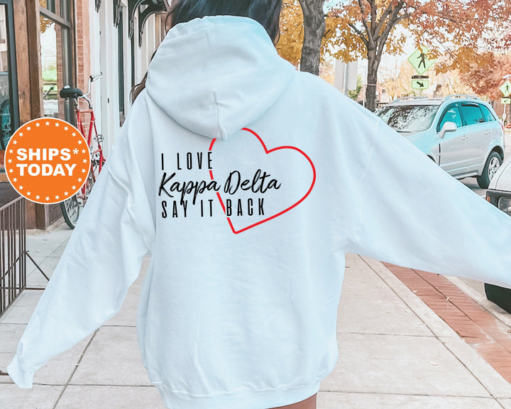 Kappa Delta Say It Back Sorority Sweatshirt | Kay Dee Sorority Crewneck | Sorority Merch | Big Little Recruitment Gift | Comfy Sweatshirt