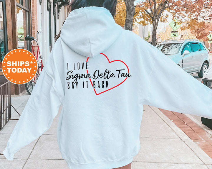 Sigma Delta Tau Say It Back Sorority Sweatshirt | Sig Delt Sorority Crewneck | Sorority Merch | Big Little Reveal Gift | Comfy Sweatshirt