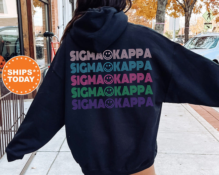Sigma Kappa Cheery Chic Sorority Sweatshirt | Sigma Kappa Hoodie | Big Little Sorority | Sorority Initiation Gift | Bid Day Basket _ 13888g