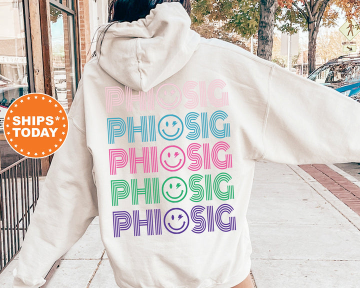 Phi Sigma Sigma Cheery Chic Sorority Sweatshirt | Phi Sig Sweatshirt | Phi Sigma Sigma Gift | Greek Apparel | Big Little Reveal _ 13885g