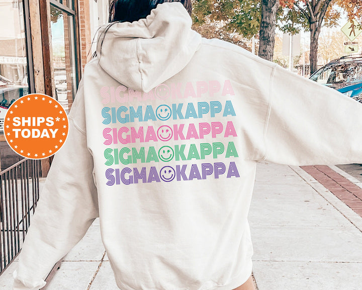 Sigma Kappa Cheery Chic Sorority Sweatshirt | Sigma Kappa Hoodie | Big Little Sorority | Sorority Initiation Gift | Bid Day Basket _ 13888g