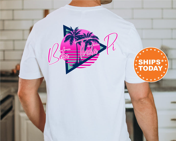 Beta Theta Pi Bright Nights Fraternity T-Shirt | Beta Theta Pi Shirt | Beta Fraternity Shirt | Fraternity Gift | Fraternity Letters | Comfort Colors Tee _ 13922g