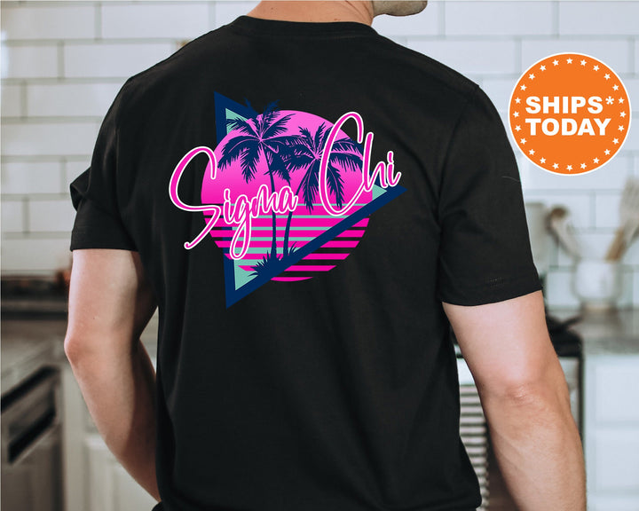 Sigma Chi Bright Nights Fraternity T-Shirt | Sigma Chi Shirt | Fraternity Rush | Greek Apparel | Fraternity Gift | Initiation Gift | Comfort Colors Tee _ 13940g