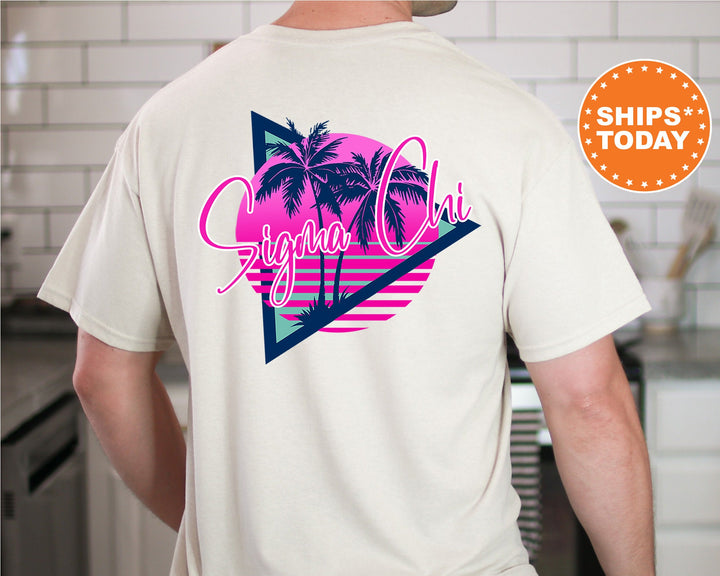 Sigma Chi Bright Nights Fraternity T-Shirt | Sigma Chi Shirt | Fraternity Rush | Greek Apparel | Fraternity Gift | Initiation Gift | Comfort Colors Tee _ 13940g